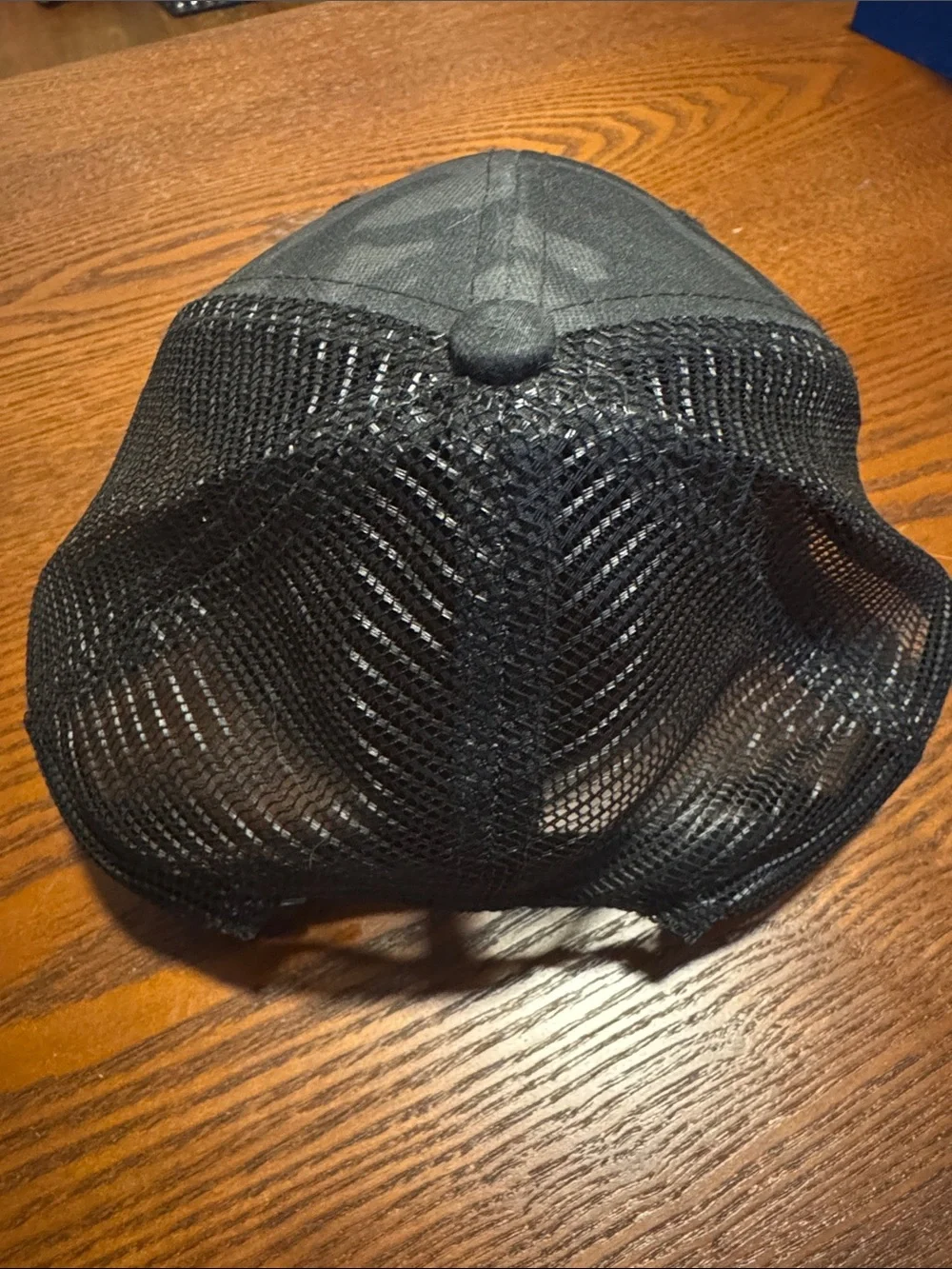 Vineyard Vines Black Camo Whale Logo Trucker Hat